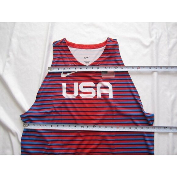 New Nike Pro Elite Olympic Team USA Track Field Singlet Sz XXL (AO8672-602)NW134 - Picture 6 of 10